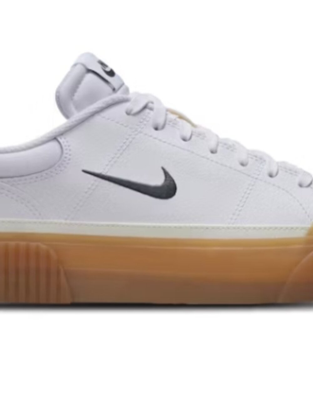 Nike Court Legacy Lift Sneakers- fv5526 100 White Vintage Green  Gum Yellow, 7.5